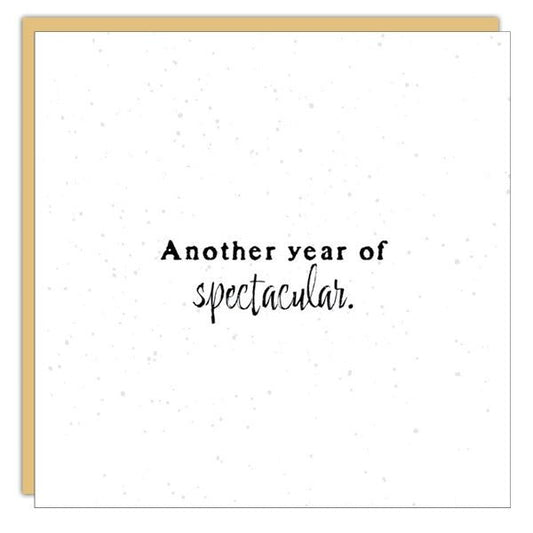 *Mini Card* Another year of spectacular