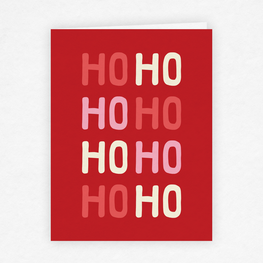 DMB 109 - Ho Ho Ho Christmas Holiday Greeting Card