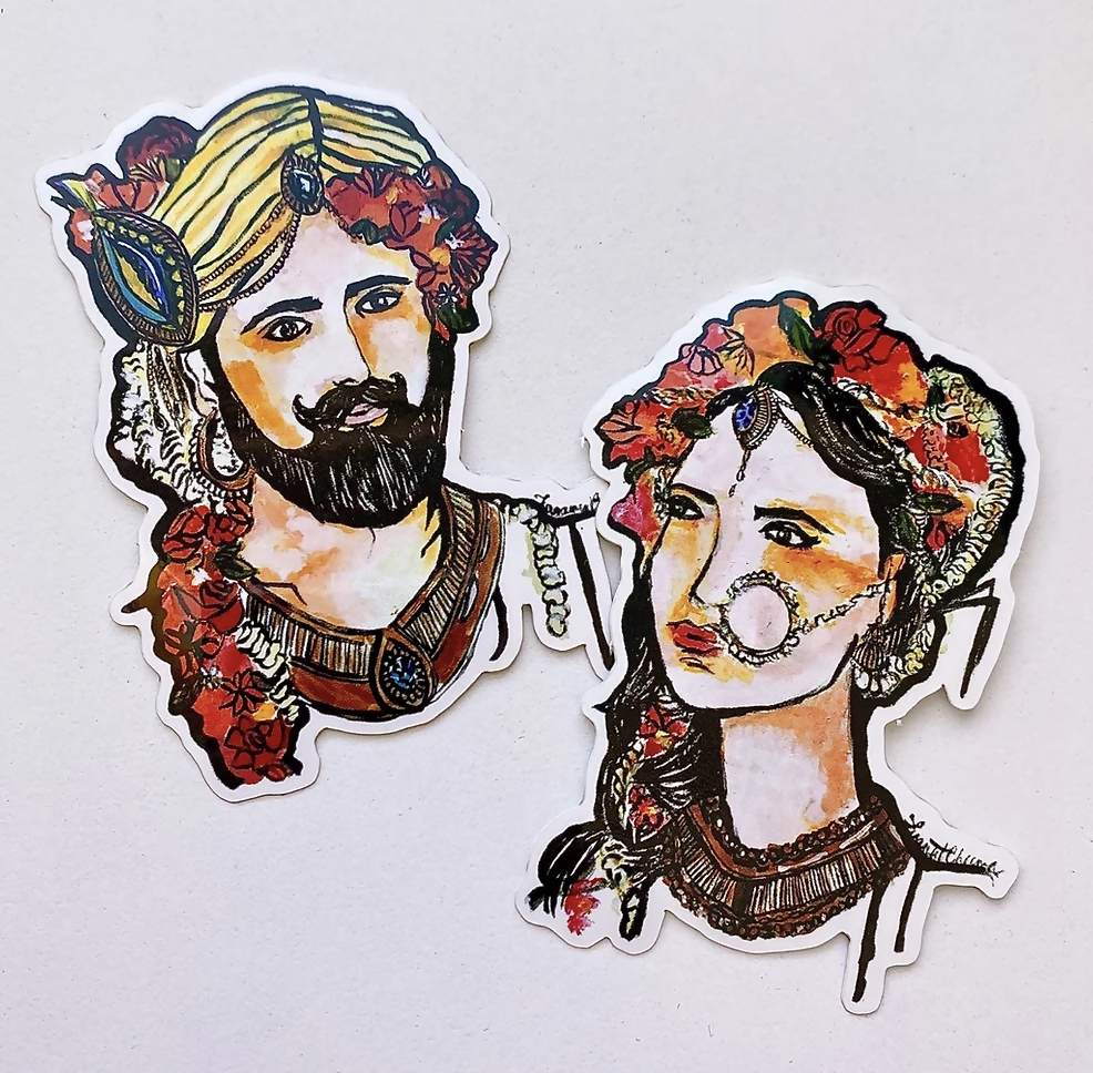 TKC RANI & RAJA STICKER PACK β The Flamingo Collective