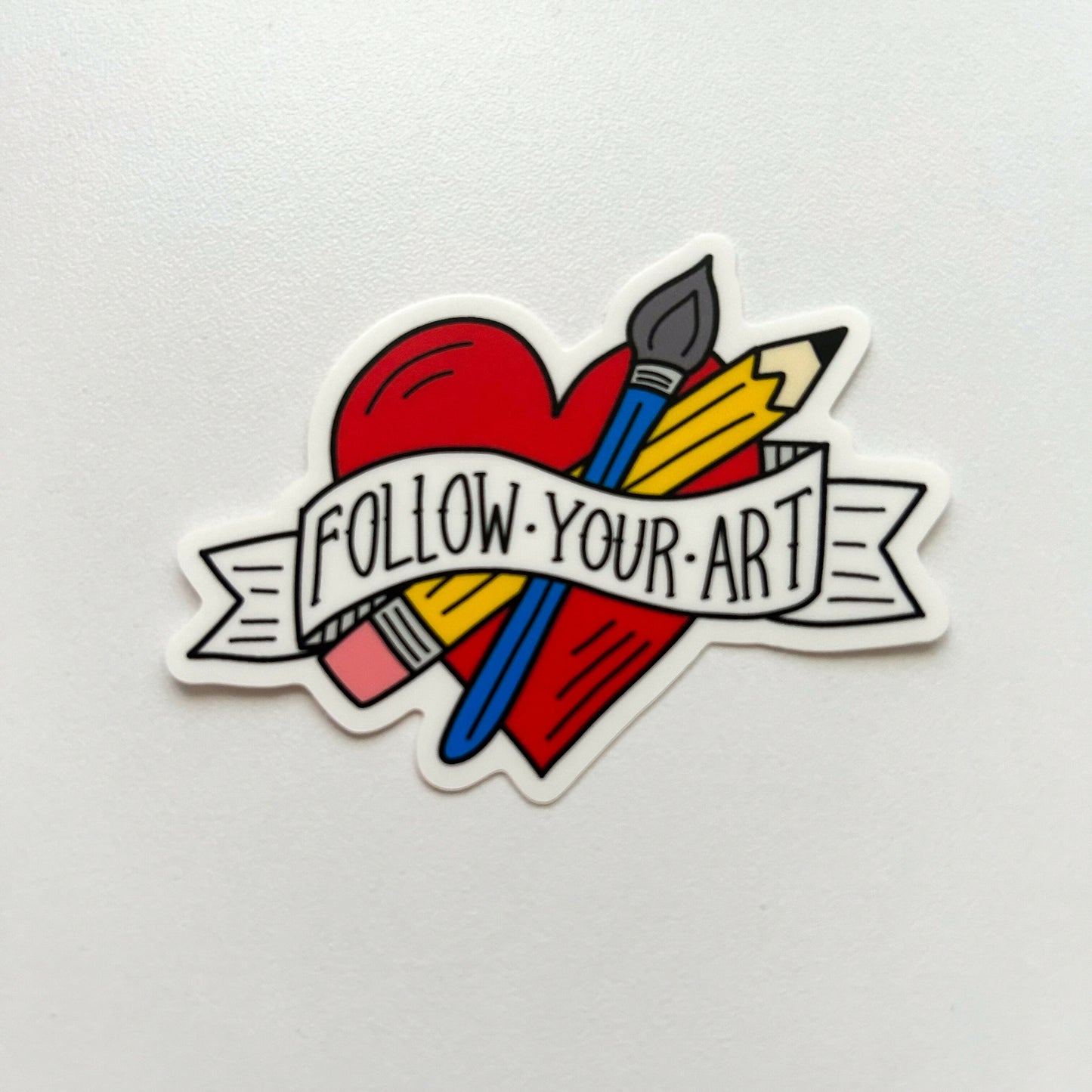 DMB 306 - Follow Your Art Vinyl Sticker