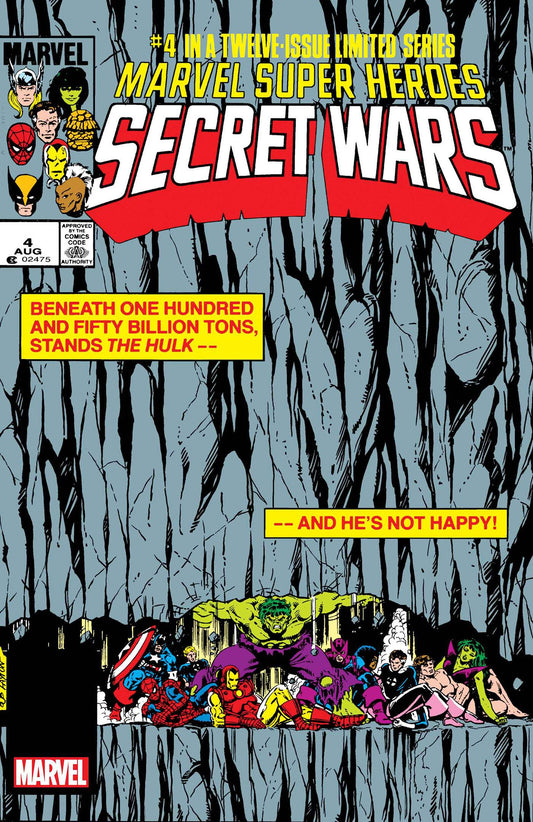 MSH SECRET WARS #4 FACSIMILE EDITION FOIL VAR