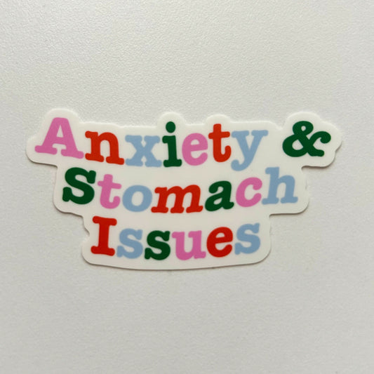 DMB 301 - Anxiety & Stomach Issues Vinyl Sticker