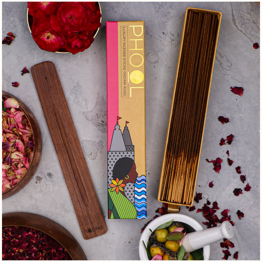 Natural Incense Sticks - Indian Rose