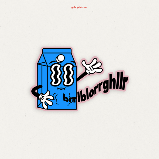 GBC - S13 Lactose vinyl sticker