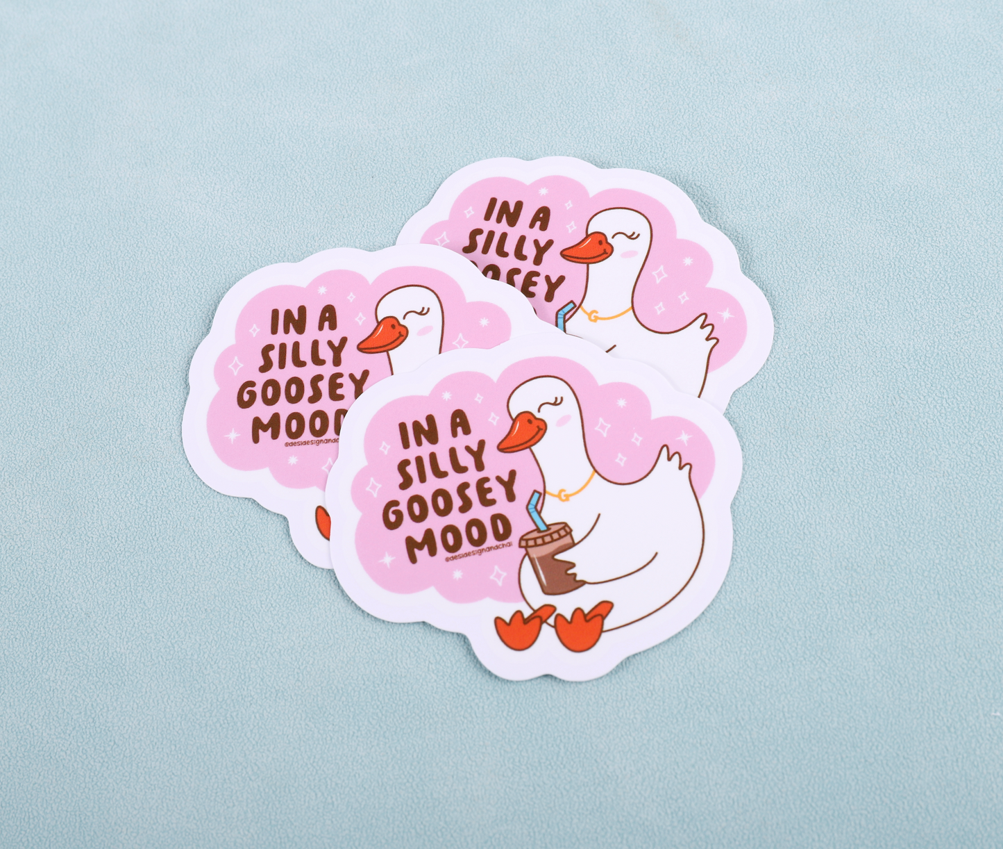 In a silly goose mood-  Vinyl Sticker