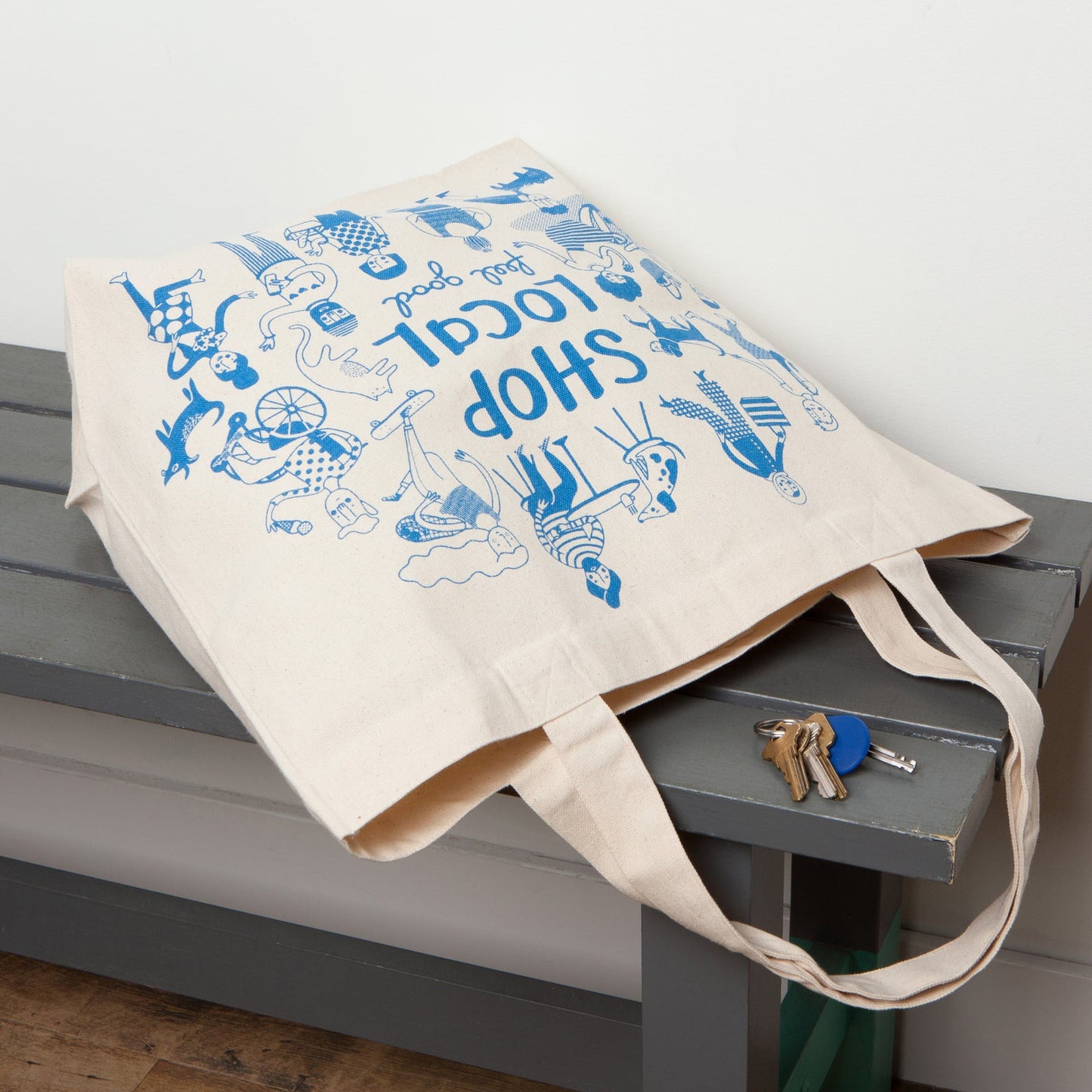 " Shop Local " Tote Bag
