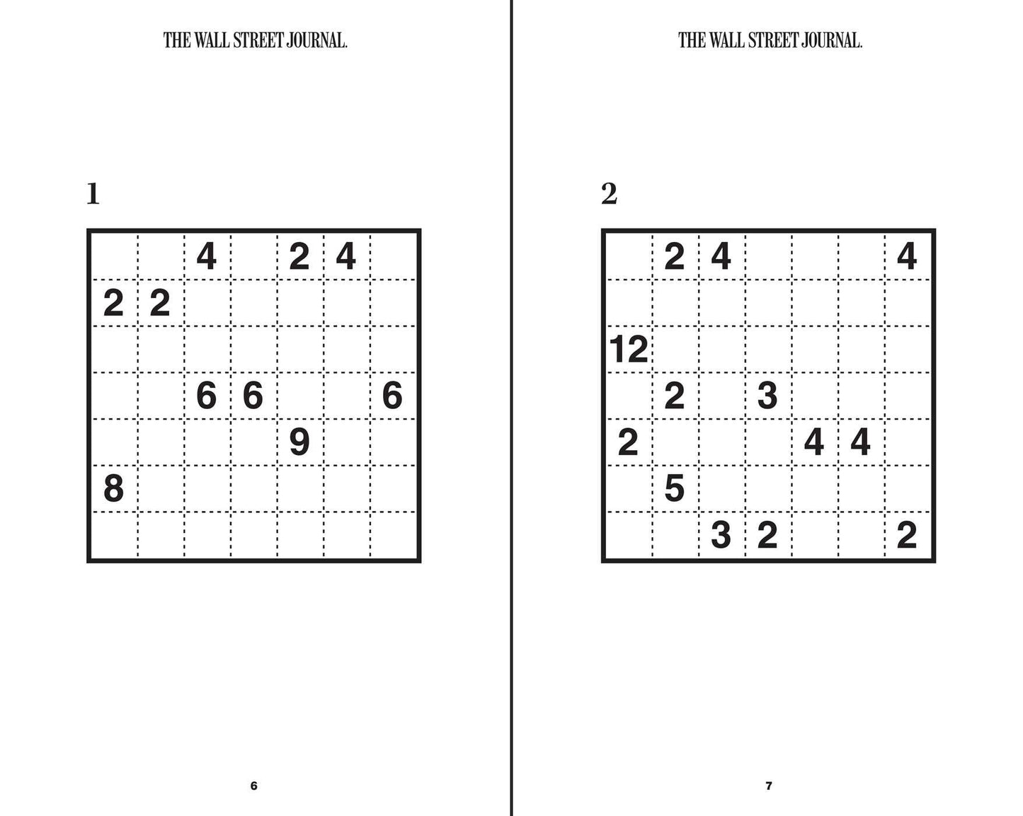 The Wall Street Journal Number Puzzle Book 1