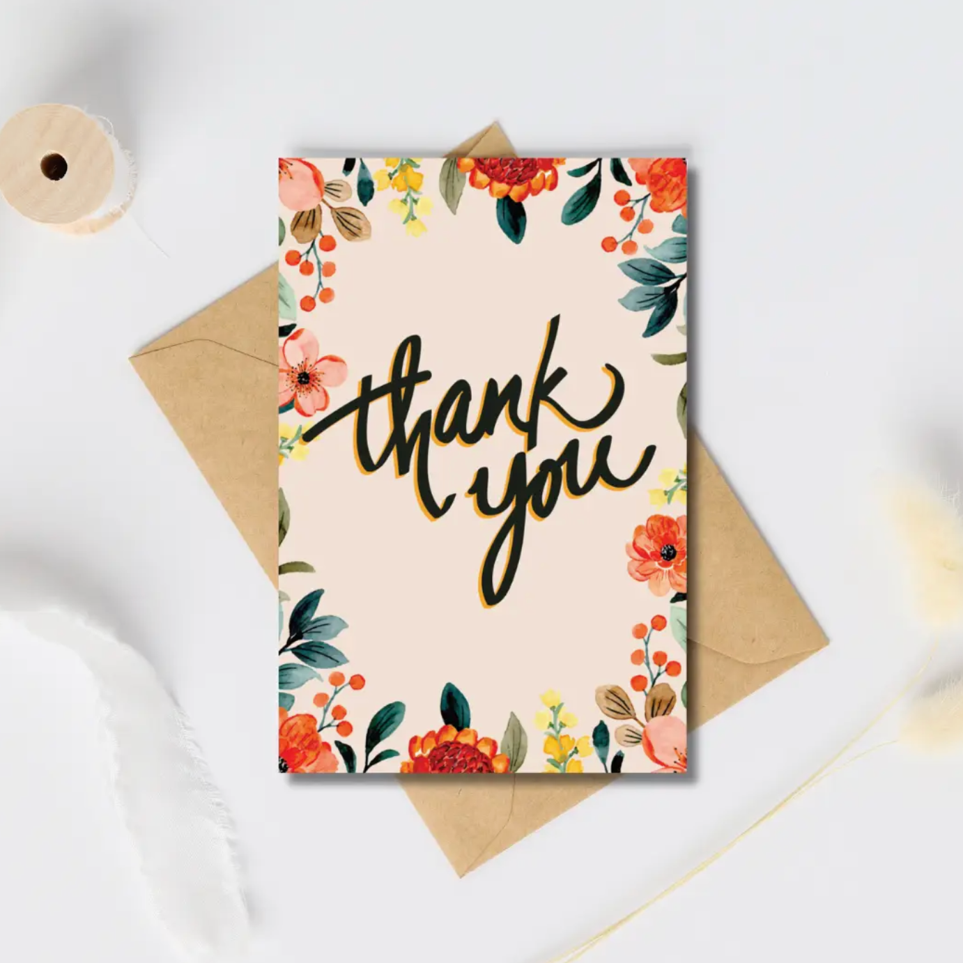 Thank you - greeting card