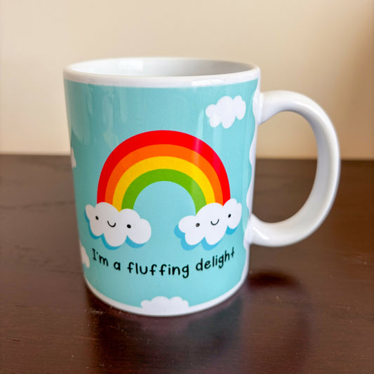 DMB 906 - I'm a Fluffing Delight Rainbow Mug