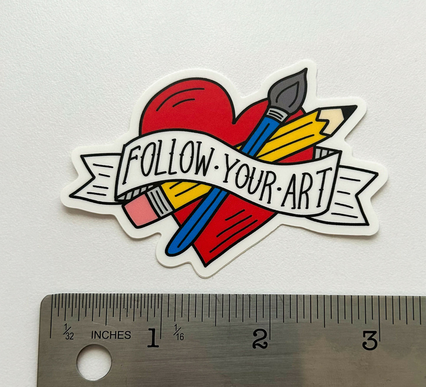 DMB 306 - Follow Your Art Vinyl Sticker