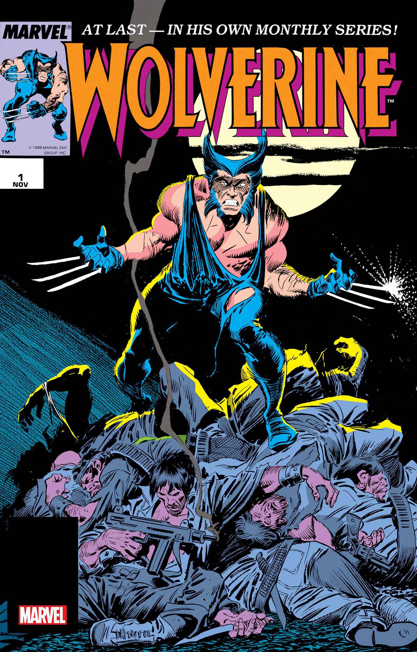 WOLVERINE CLAREMONT BUSCEMA #1 FACSIMILE ED FOIL