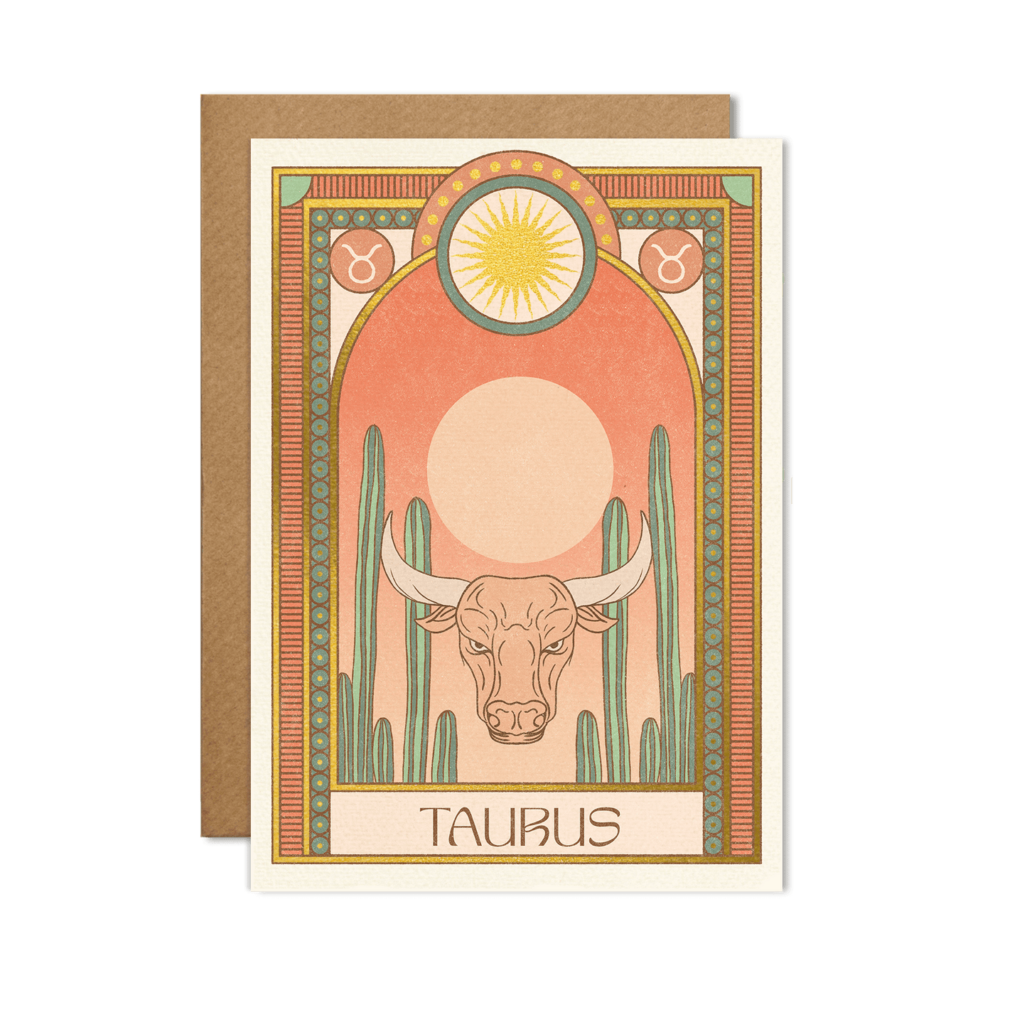 Taurus Zodiac Card