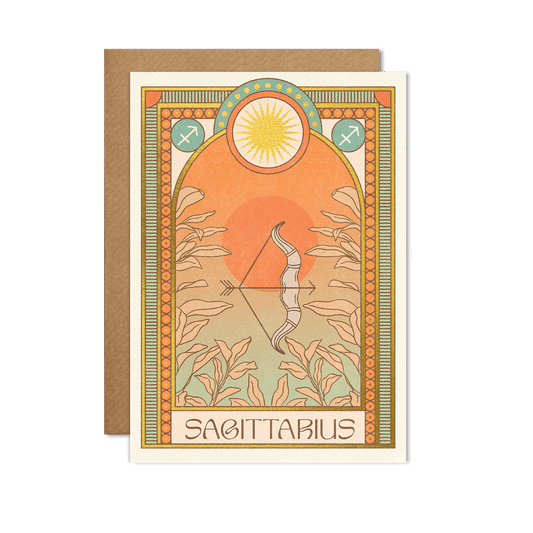 cai & jo - Sagittarius Zodiac Card