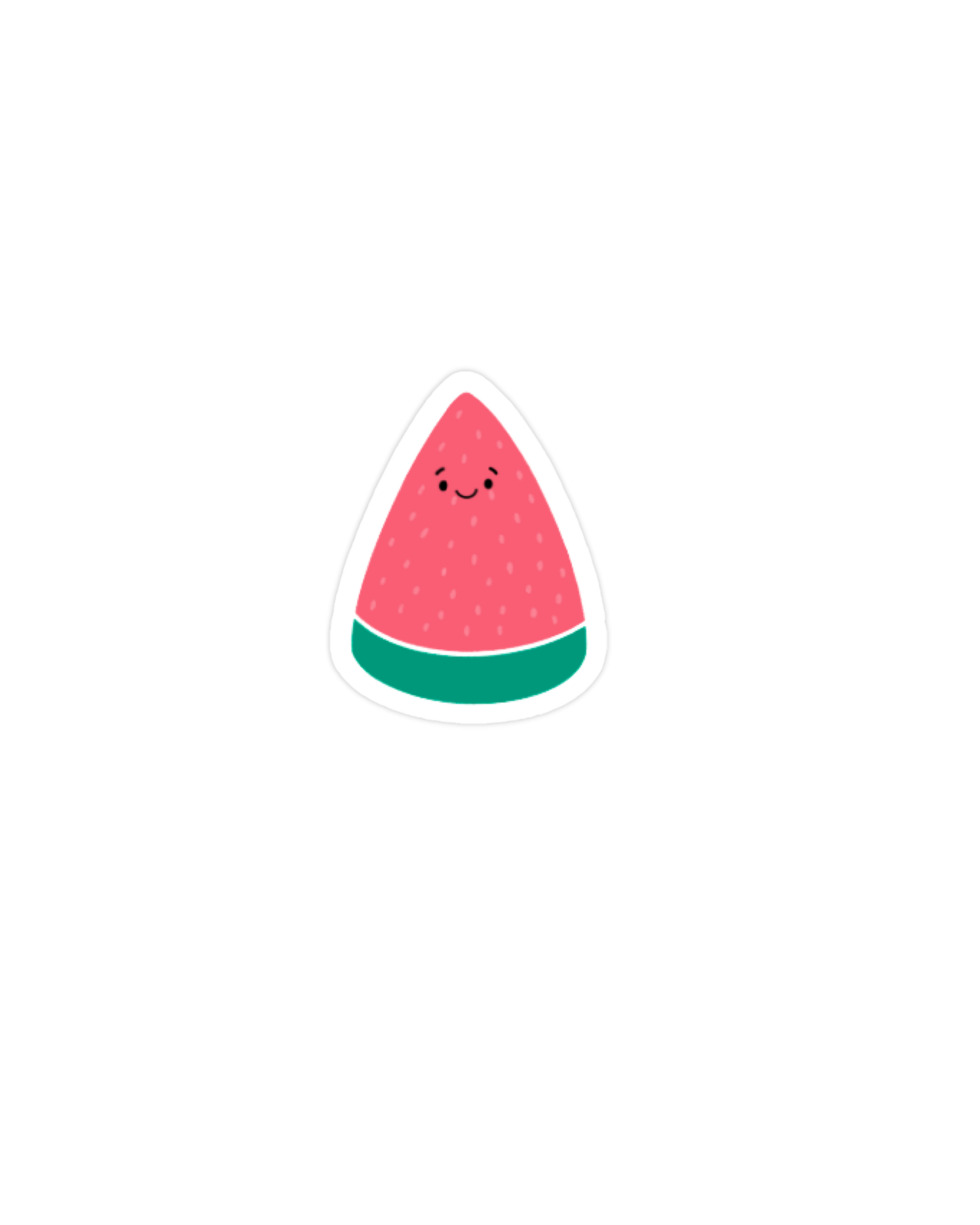 Cute watermelon vinyl sticker