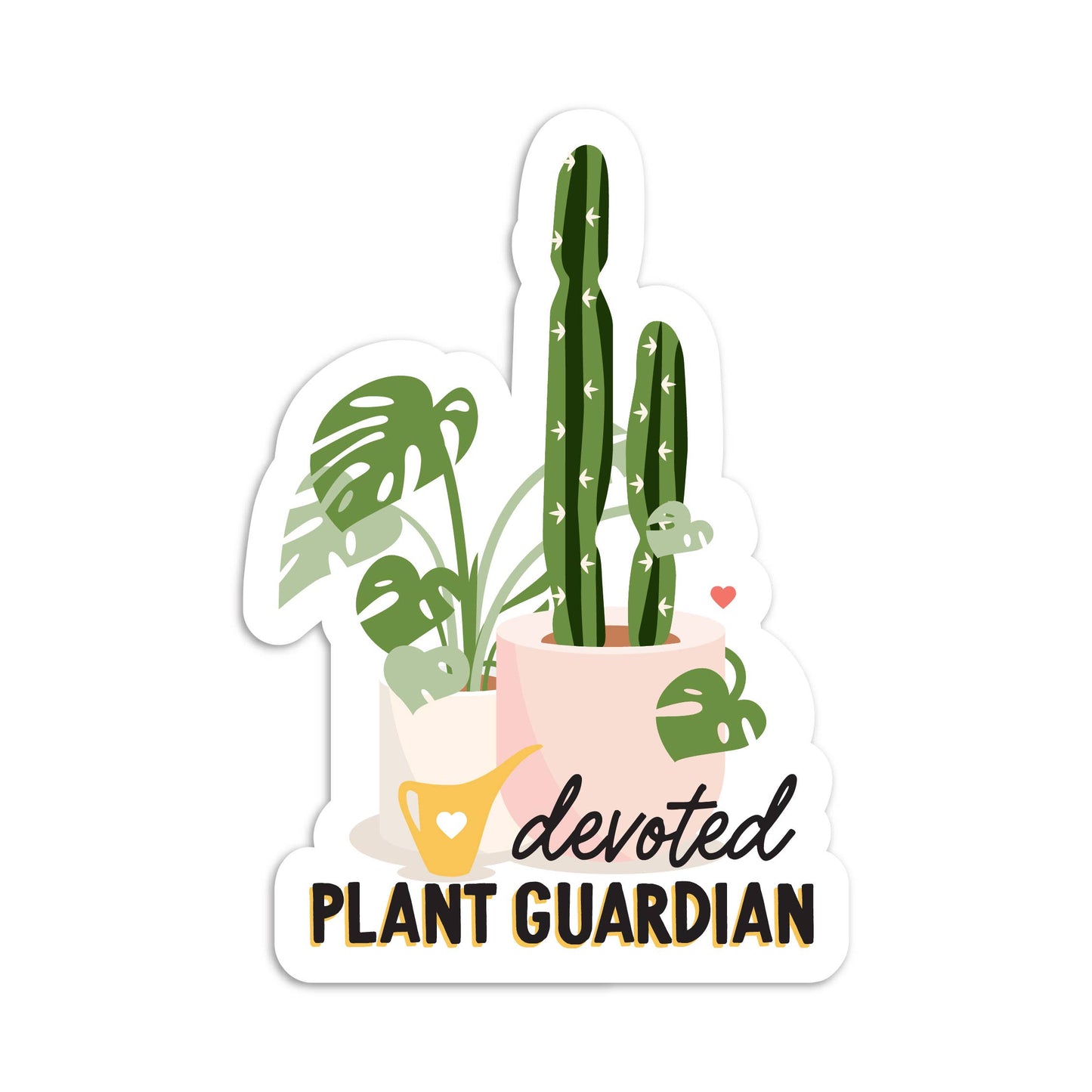Plant guardian vinyl sticker