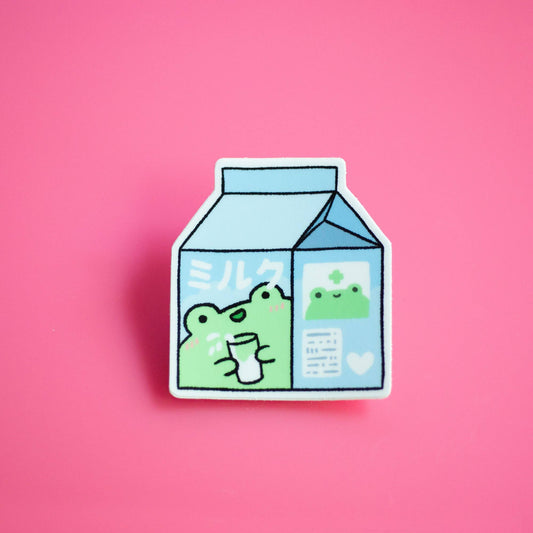 Robot Dance Battle - Frog Milk Sticker