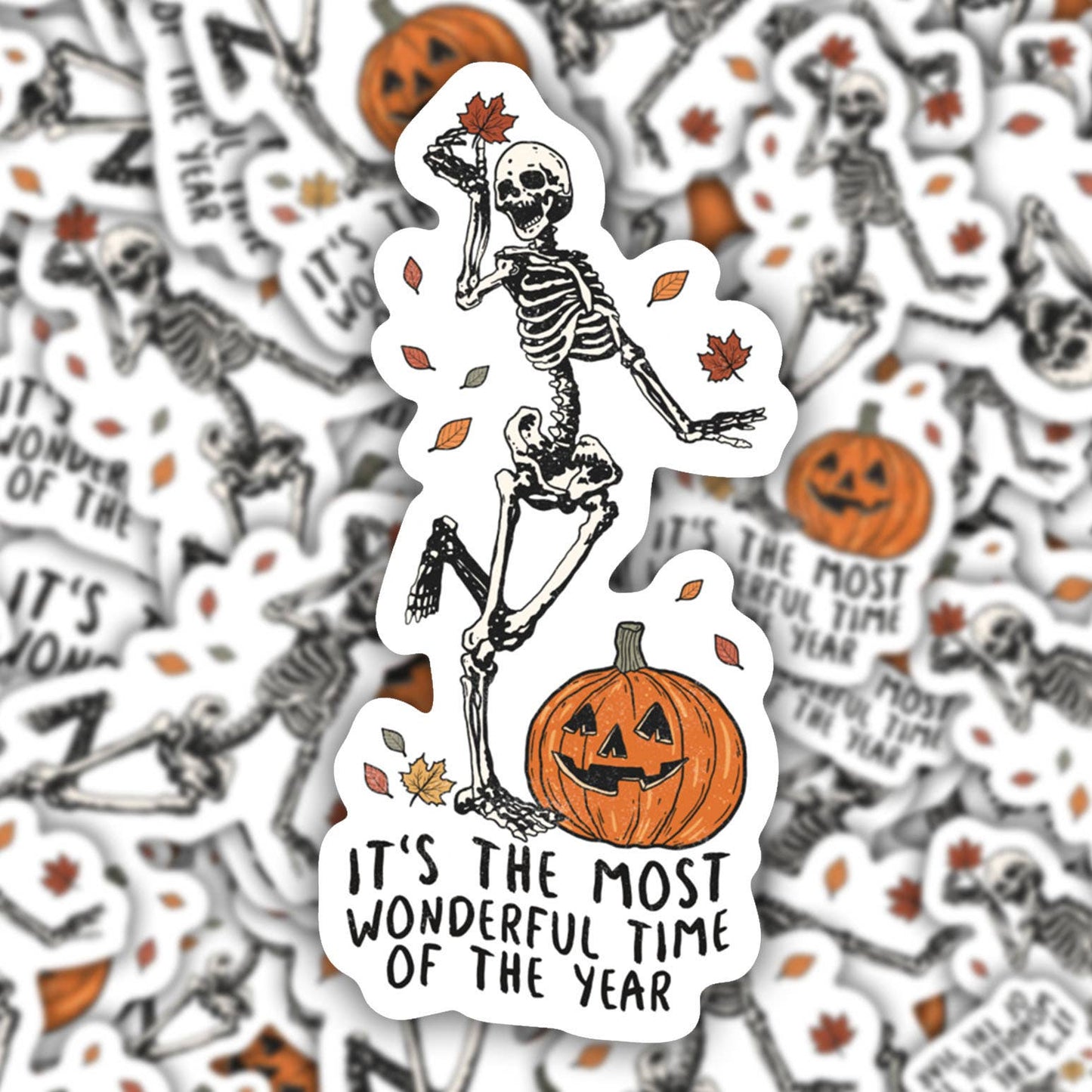 The Pin Pal Club - Most Wonderful Time of the Year Fall Halloween Vinyl Sticker