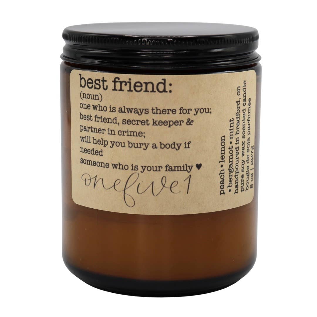 onefive1 - best friend definition soy candle