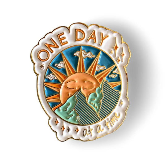 One Day at a Time Enamel Pin