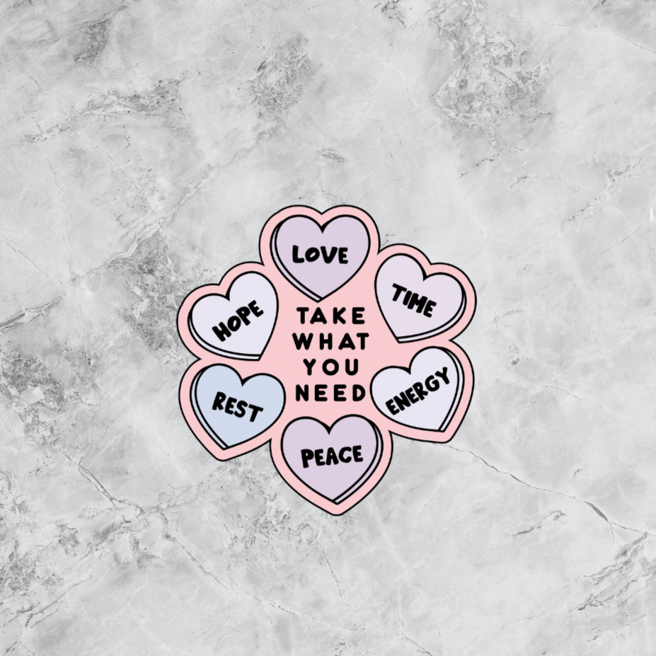 Sweet Wave Boutique - take what you need sticker