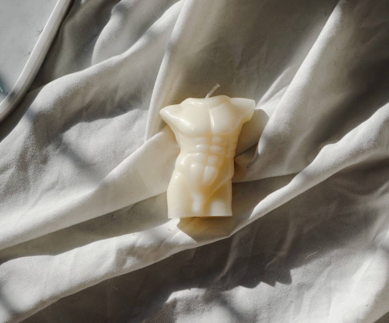 Male body Decorative candle, Gift for him