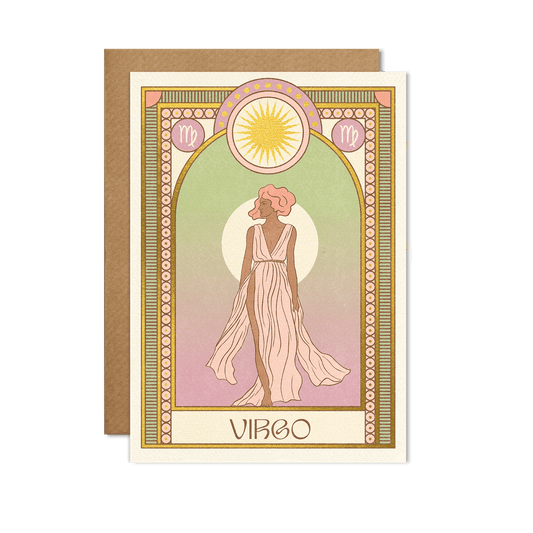 cai & jo - Virgo Zodiac Card