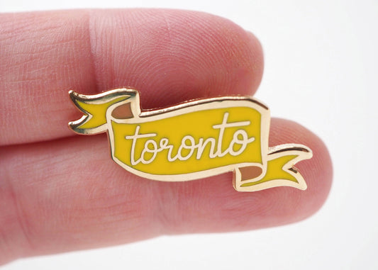 Toronto Banner - Lapel Pin - Yellow