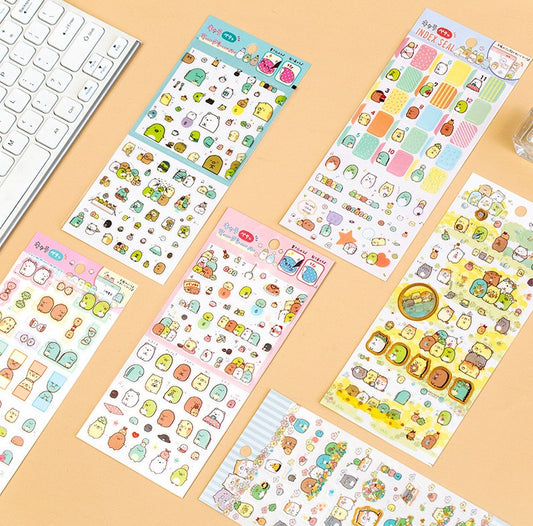 Kawaii Sumikkogurashi sticker sheets