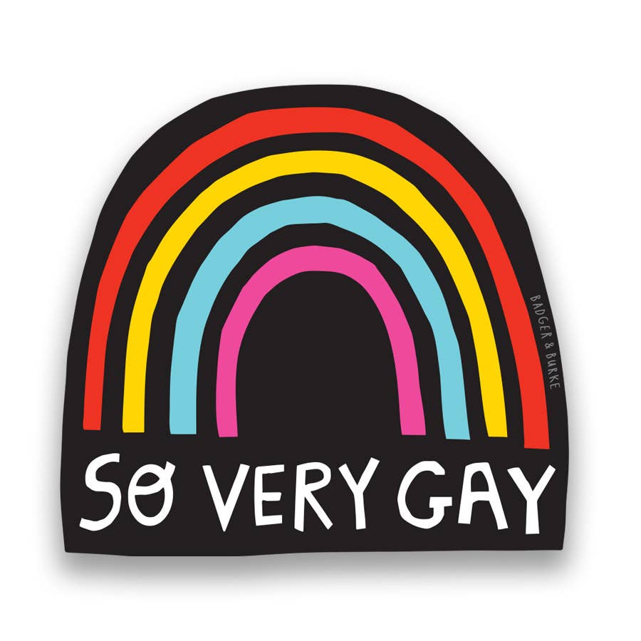 Badger & Burke - So Very Gay Sticker