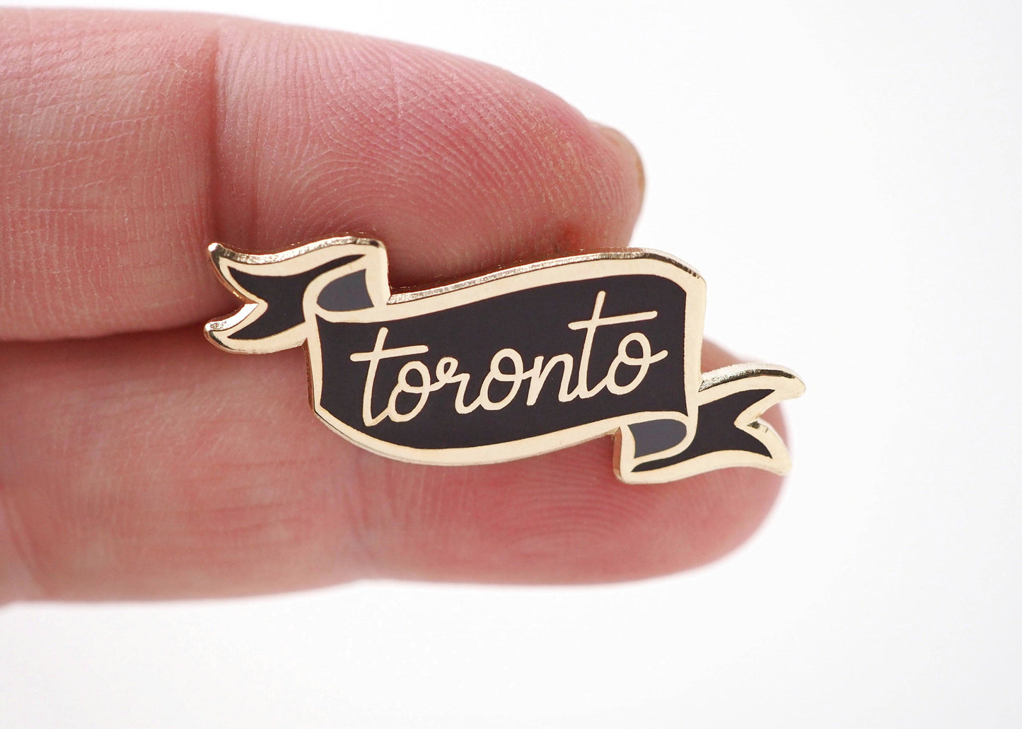 Toronto Banner - Lapel Pin - Black