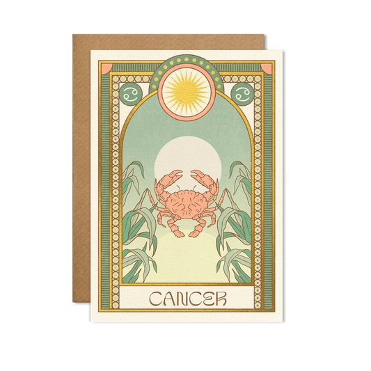 cai & jo - Cancer Zodiac Card