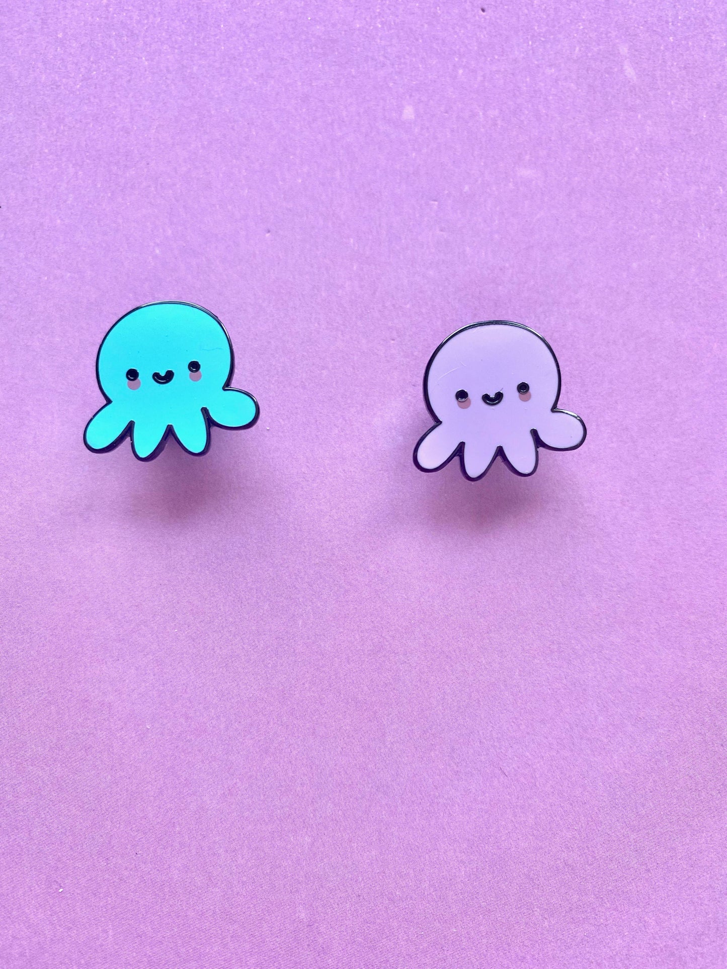 Cute kawaii octopus enamel pin