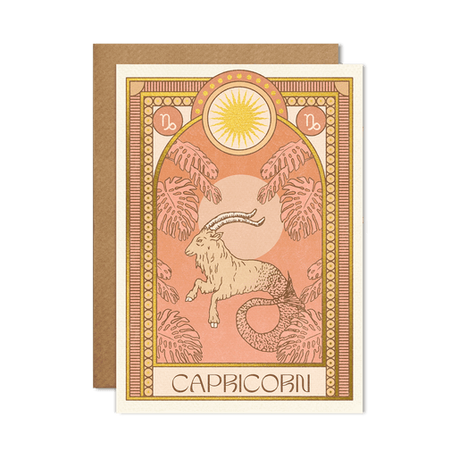 cai & jo - Capricorn Zodiac Card