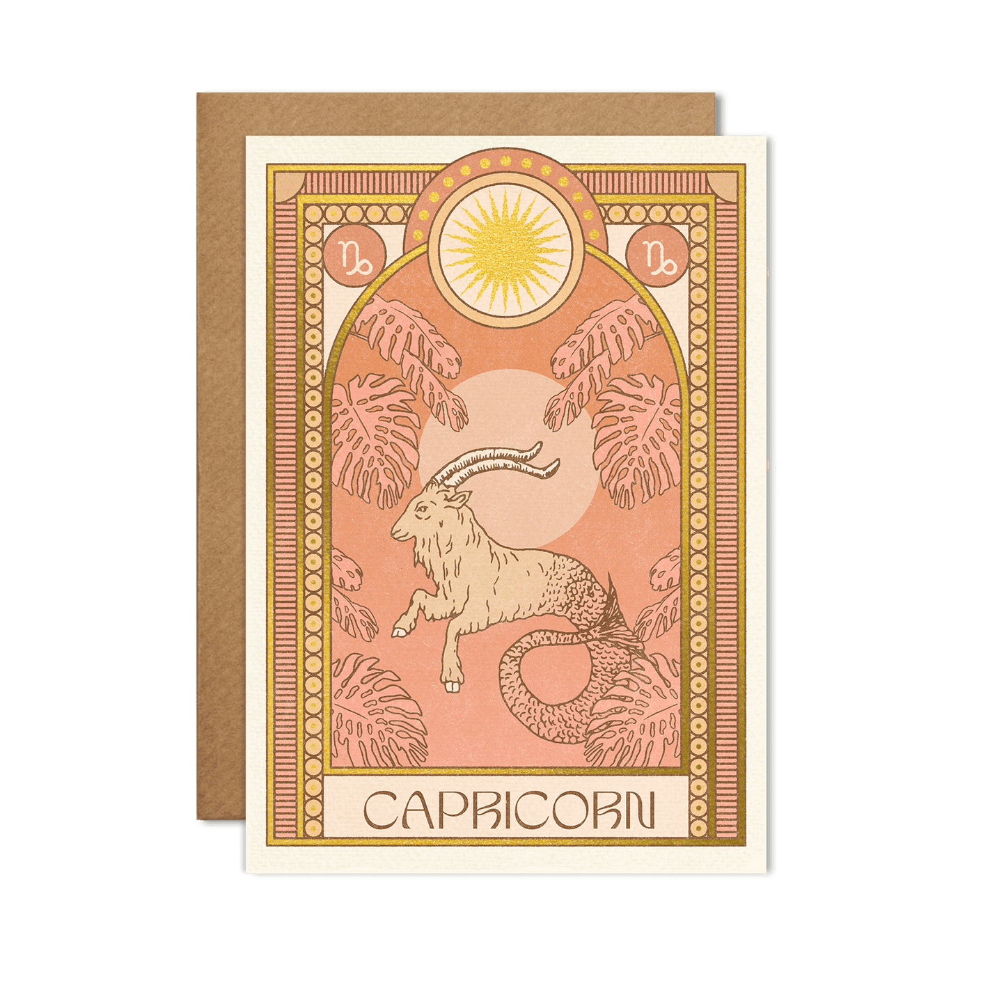 Capricorn Zodiac Card