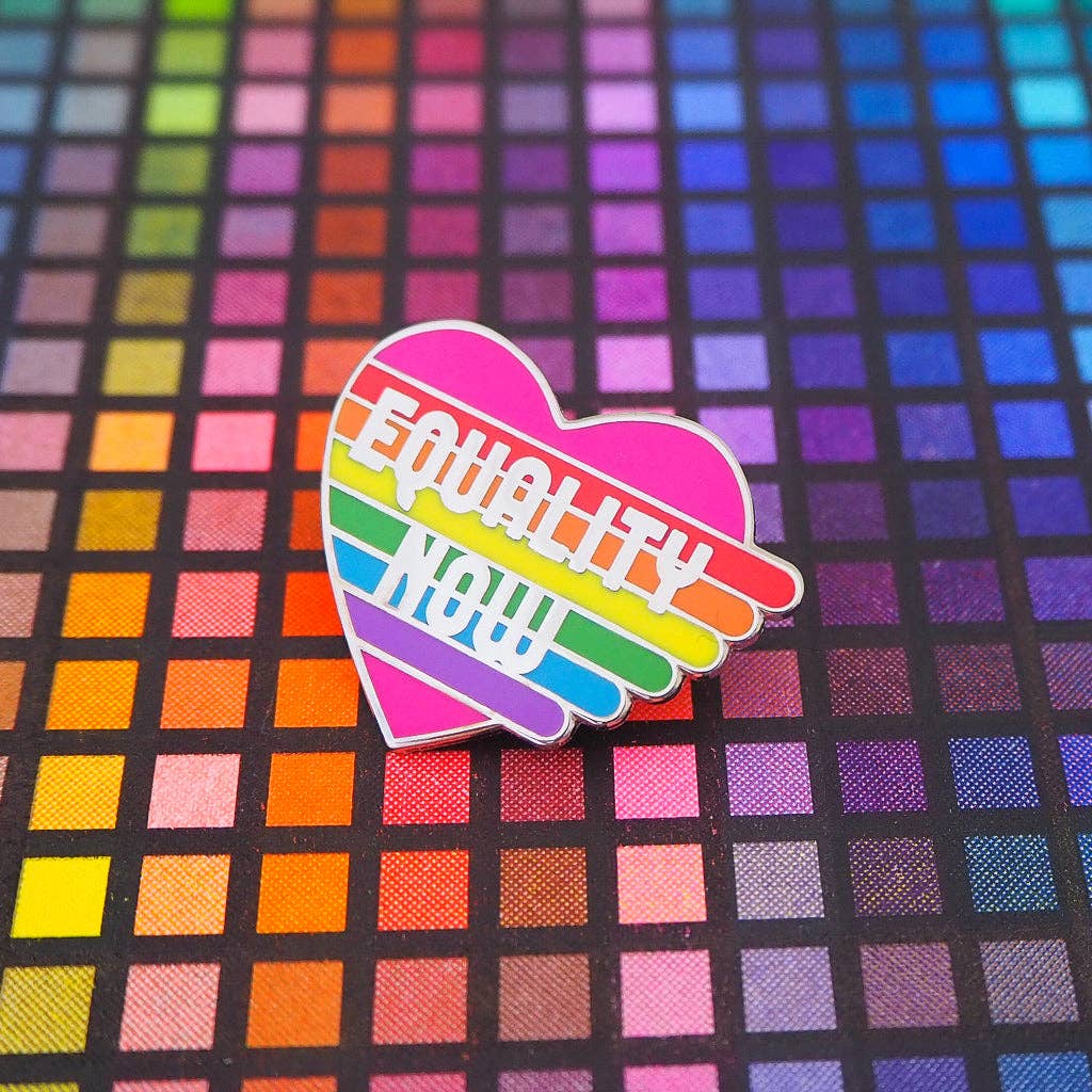 Hand Over Your Fairy Cakes - Equality Now Enamel Pin