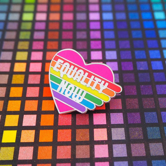 Hand Over Your Fairy Cakes - Equality Now Enamel Pin