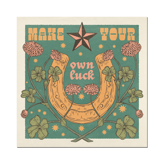 cai & jo - Make Your Own Luck Print