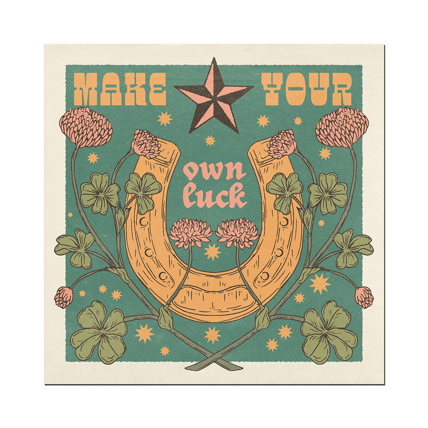 cai & jo - Make Your Own Luck Print