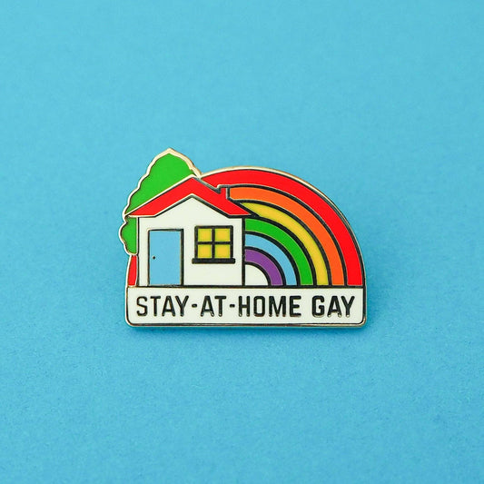 Hand Over Your Fairy Cakes - Stay-At-Home Gay - Enamel Pin