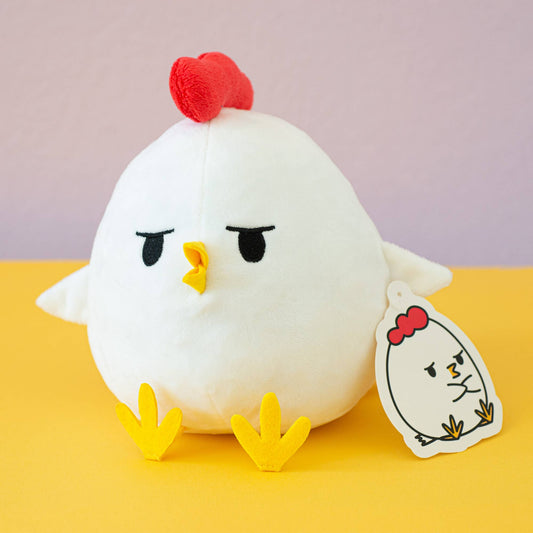 Robot Dance Battle - Grumpy Chicken Plushie
