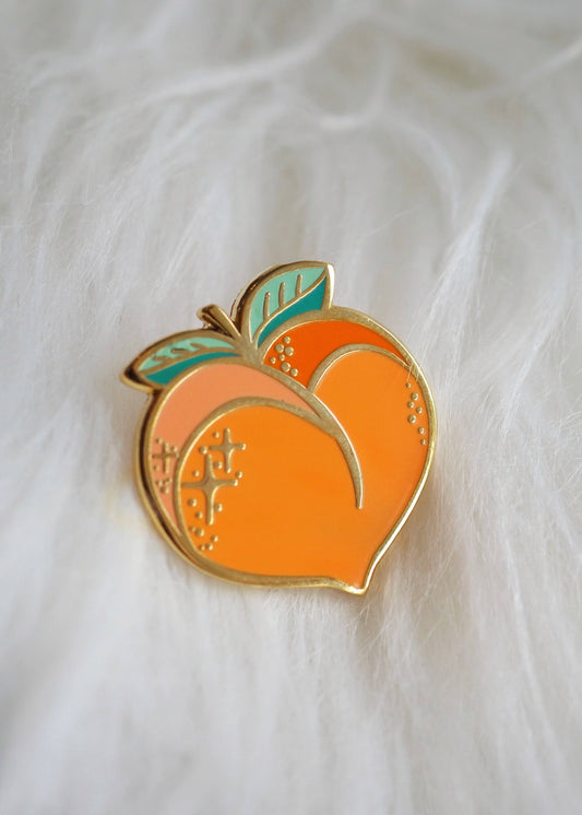 Peach Pin - Lapel Pin