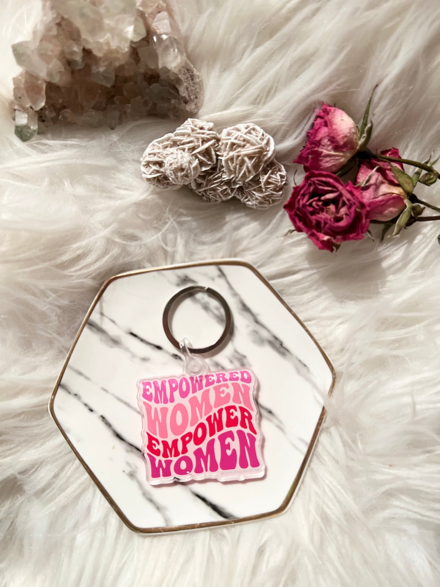 Empowered women empower women keychains