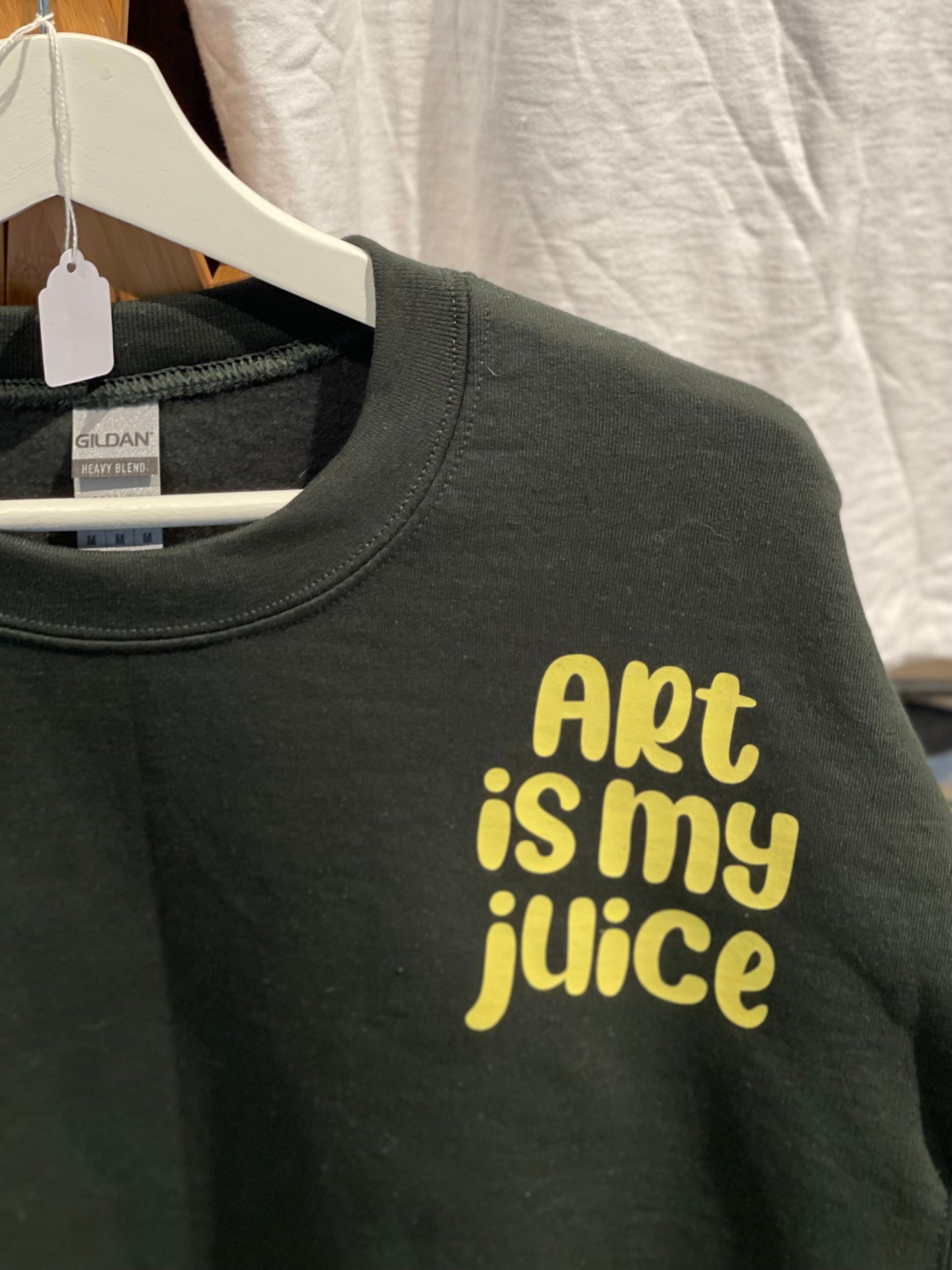 Art is my juice crewneck