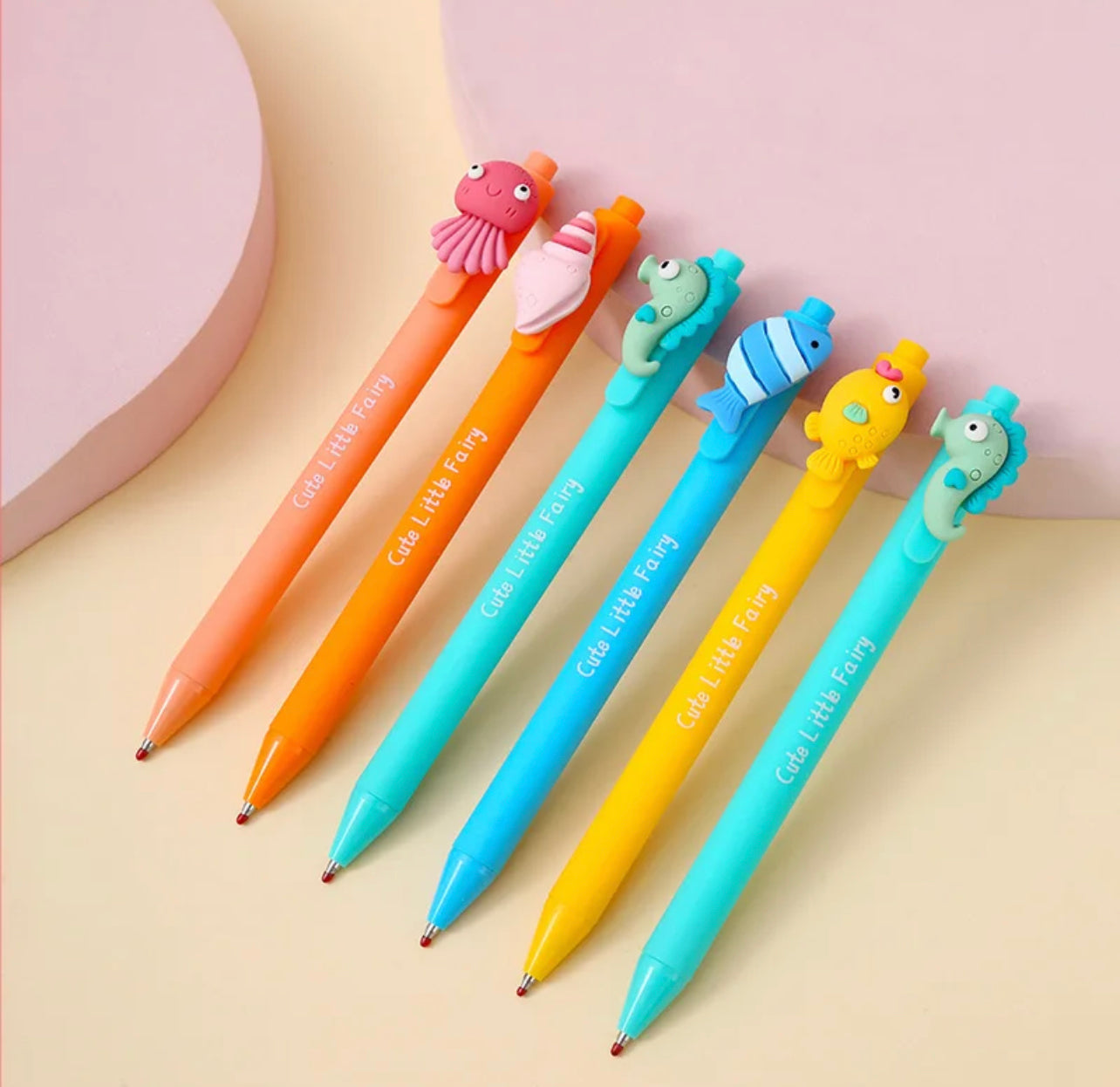 Cute sea creatures gel pen