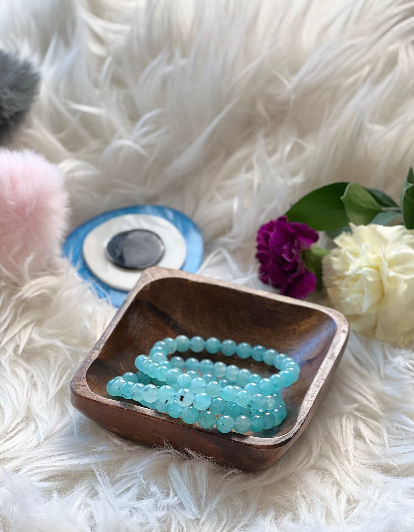 Blue Amazonite bracelet