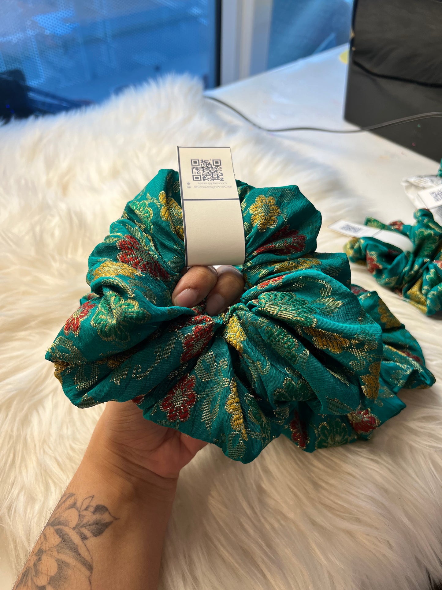 Handmade scrunchie