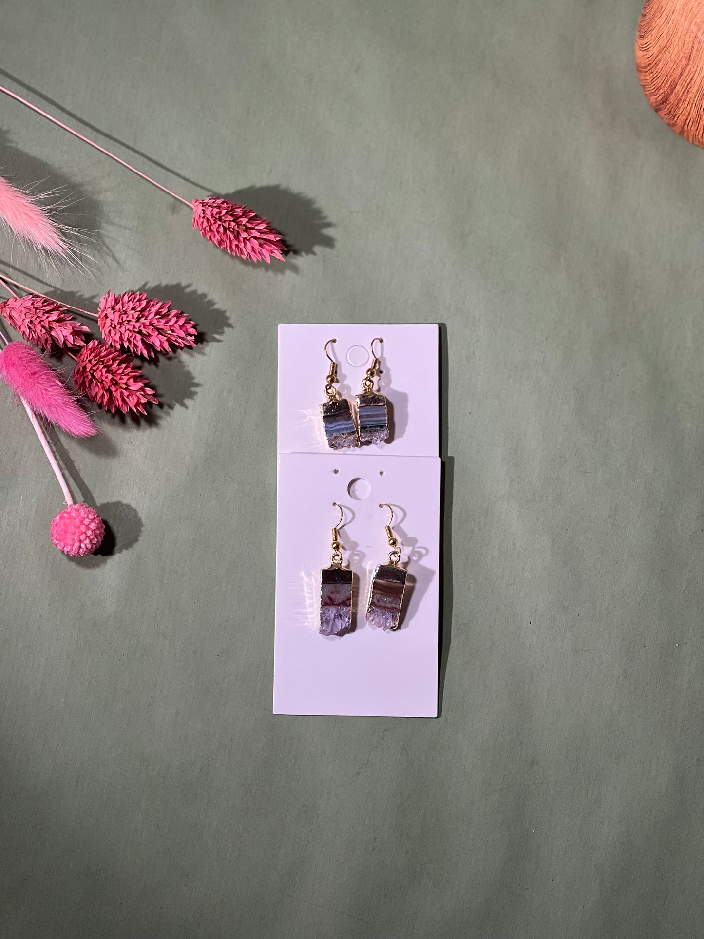 Amethyst earrings