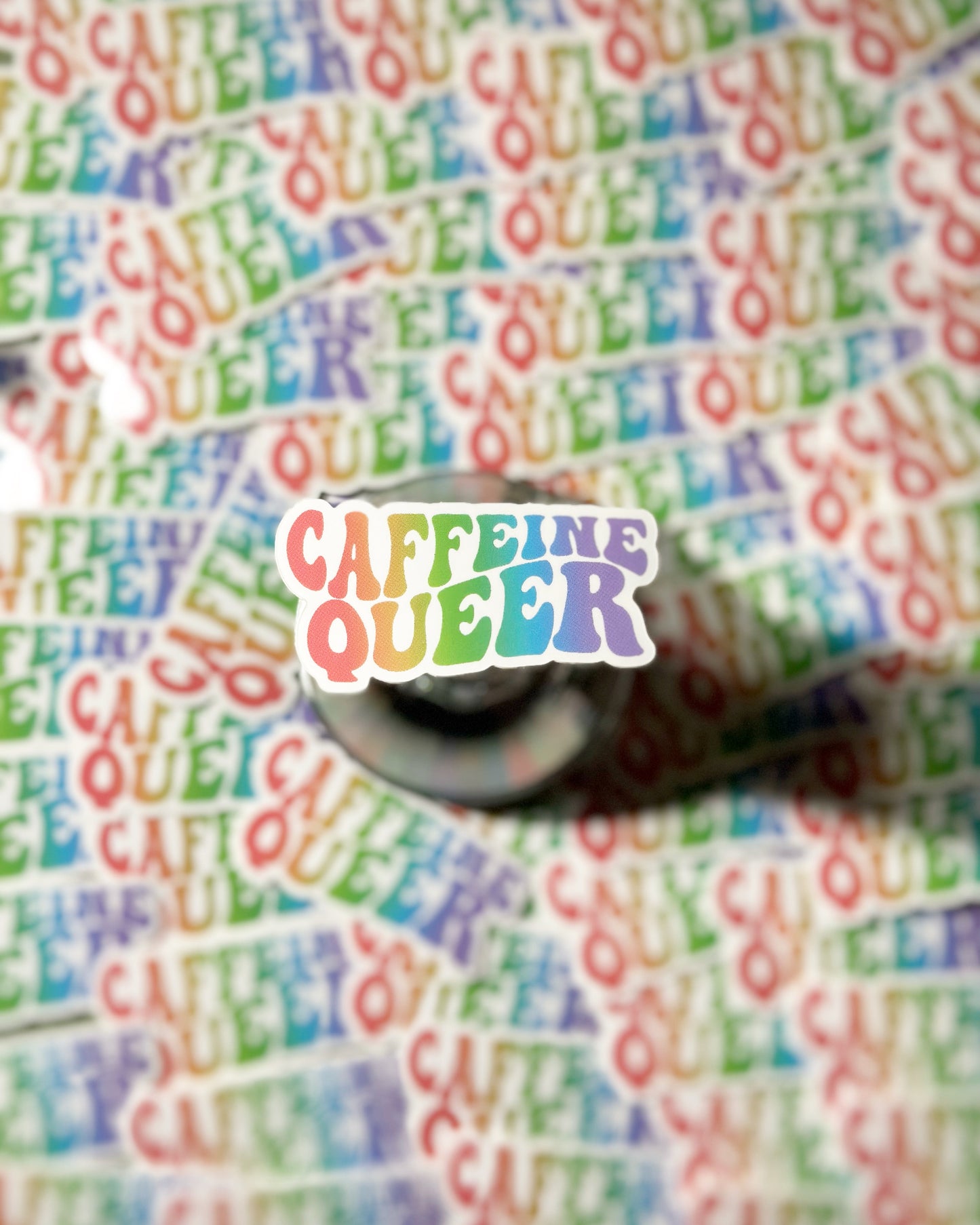 Caffeine queer Sticker