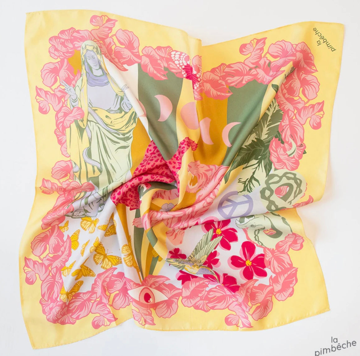 La Pimbêche - earth silk scarves